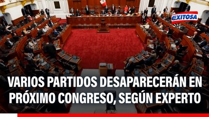 Nuevo Congreso será muy fragmentado y varios partidos DESAPARECERÁN por votos bajos, según experto