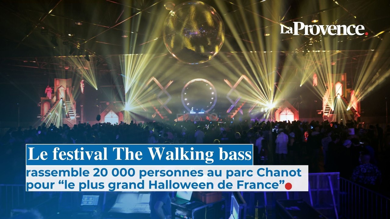 Le parc Chanot s'enivre lors du "plus grand Halloween de France" à Marseille au Walking Bass