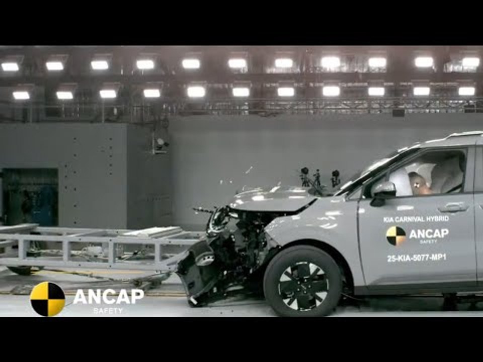 2026 Kia Carnival Hybrid im ANCAP Crashtest: So sicher ist der Familienvan