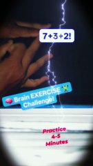 👿Powerful🧠Brain🧠🙇Exercise💪🏼🏋🏼Challenge💥💥