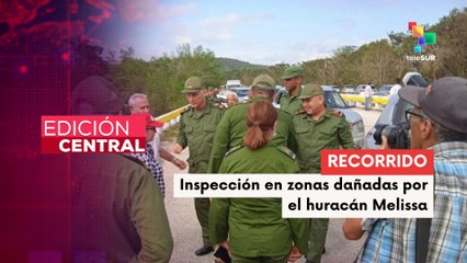 Autoridades cubanas recorren ciudades afectadas por Melissa