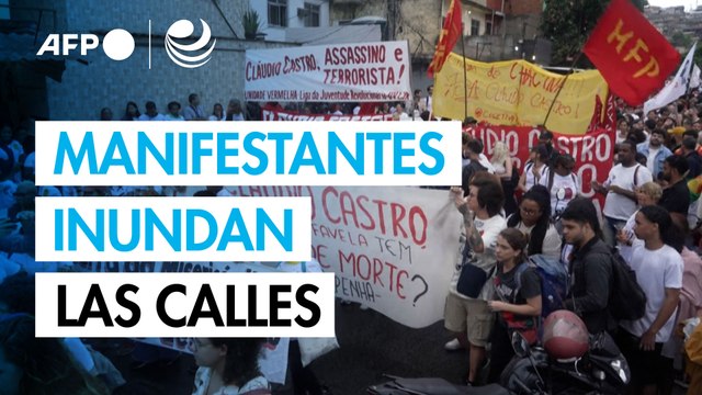 Protestas en Río tras operativo letal