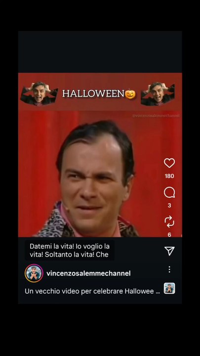 Vincenzo Salemme halloween