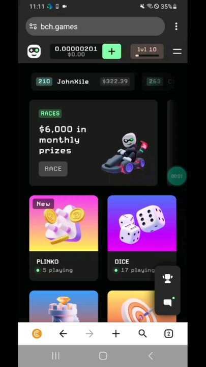 Gana con el dado en bitcoin cash casino