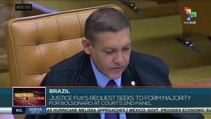 Brazil: Supreme Court Justice Luis Fux was the only to vote against guilty verdict for ex-pres. Bolsonaro  As far right former Brazilian President Jair Bolsonaro's imprisonment approaches, his allies have made a last ditch effort to keep him out of jail.