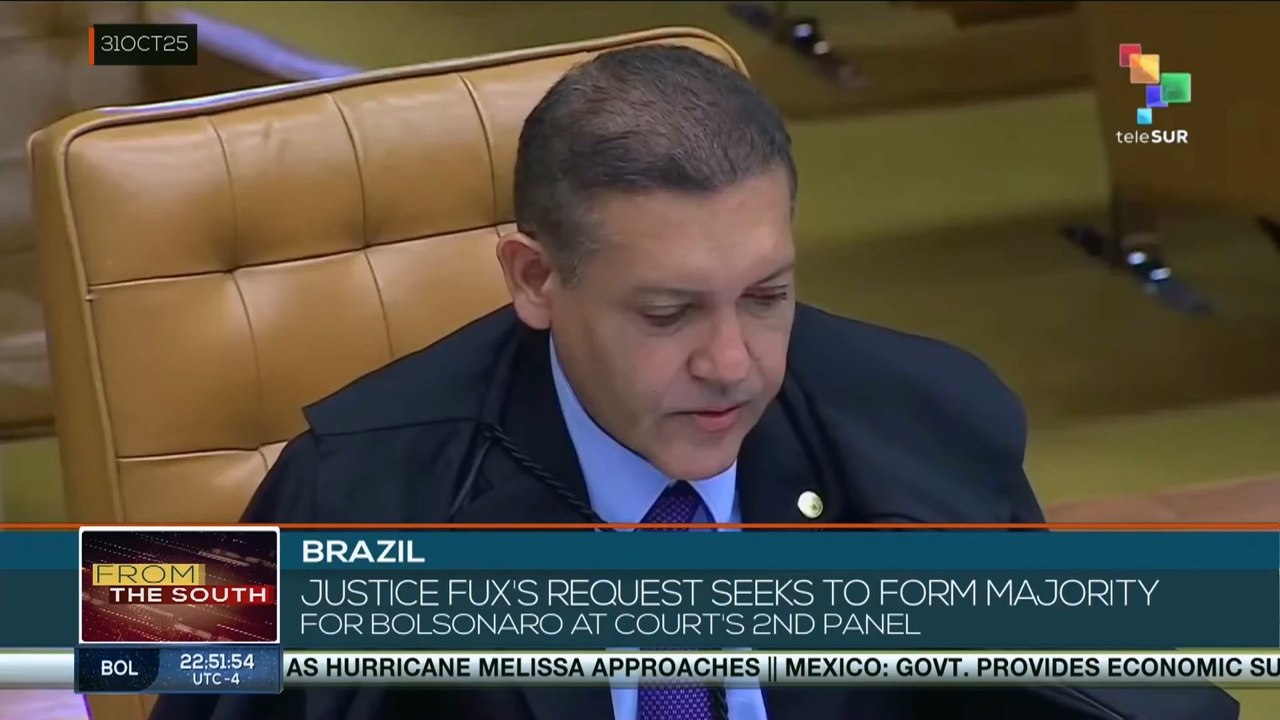 Brazil: Supreme Court Justice Luis Fux was the only to vote against guilty verdict for ex-pres. Bolsonaro  As far right former Brazilian President Jair Bolsonaro's imprisonment approaches, his allies have made a last ditch effort to keep him out of jail.