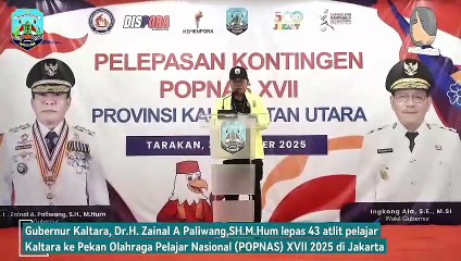 POPNAS XVII, Gubernur Harapkan Doa dan Dukungan Masyarakat Kaltara