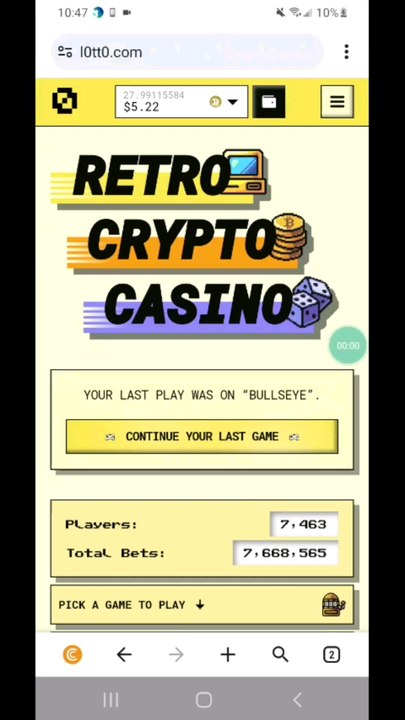 Intentando ganar dogecoin x20 en lucky 777