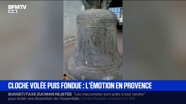 L'émotion à Bouc-Bel-Air après que la cloche de l'église ait été volée puis fondue