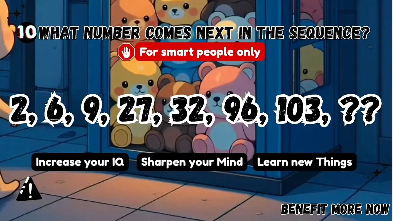 What number comes next in the sequence? (P5) 🔢