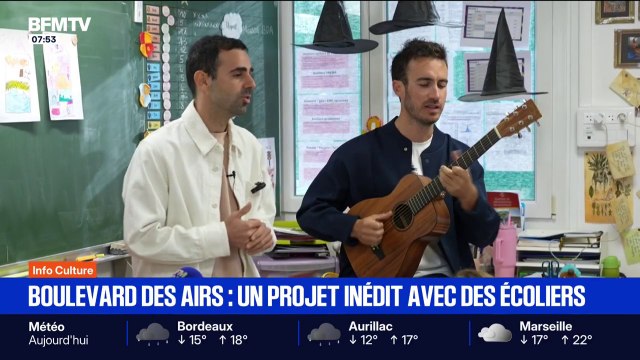 Le groupe Boulevard des Airs lance un projet dans les écoles