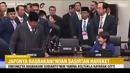 Japonya Başbakanı’ndan şaşırtan hareket