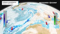 El paso de un frente repartirá precipitaciones