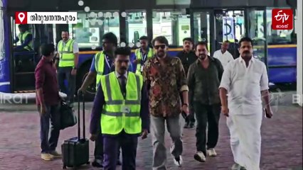 കേരളത്തെ അതിദാരിദ്ര്യരഹിതമാക്കുന്ന ചരിത്ര നിമിഷത്തിന് തിളക്കമേകാൻ മമ്മൂട്ടി;സ്വീകരിച്ച്  മന്ത്രി വി ശിവൻകുട്ടി
