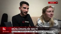 Rusya'dan Yüksekova'ya uzanan aşk hikayesi müslümanlıkla taçlandı