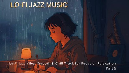 Lo-Fi Jazz Vibes Smooth & Chill Track for Focus or Relaxation Part 6