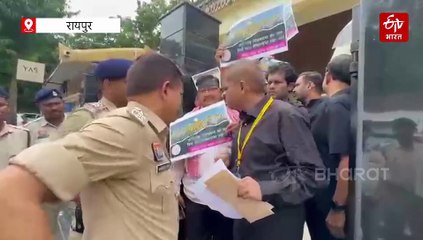 अमित जोगी हाउस अरेस्ट, घर पर काला कपड़ा पहनकर विरोध, नई विधानसभा से मिनी माता का नाम हटाने पर नाराजगी