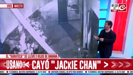 Destrozó vidriera de una verdulería... ¡para robar dos kilos de bananas!