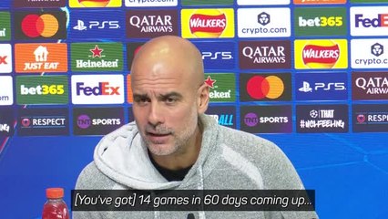 'I am going on holiday' - Pep excited for next international break