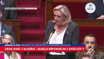 Marine Le Pen : «Quand allez-vous mettre en application le vote de l'Assemblée nationale»