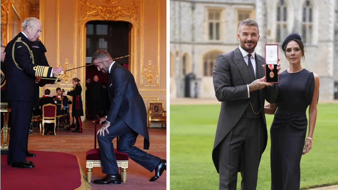 David Beckham recibe el título de Caballero, ot...