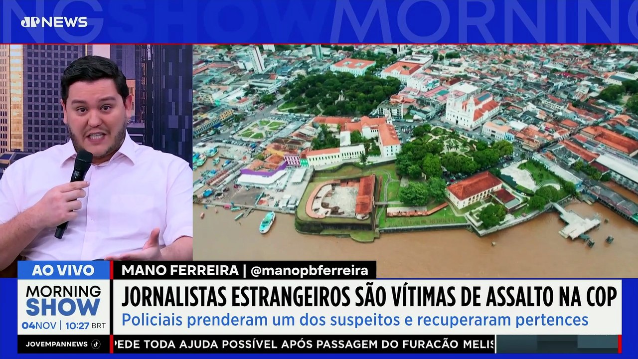 COP30: Jornalistas estrangeiros sofrem TENTATIVA de ASSALTO em Belém