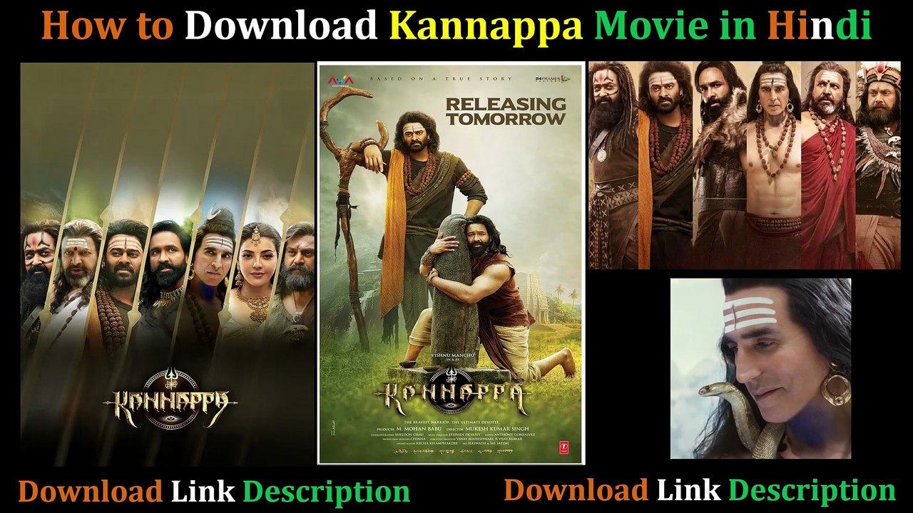 How to Download Kannappa Vishnu Manchu Hindi Dubbed Movie