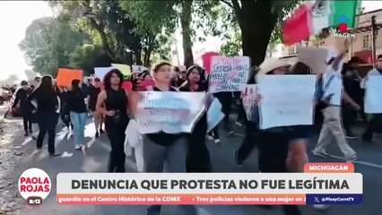 Miles de estudiantes marchan por la paz en Michoacán | DPC con Paola Rojas