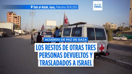 Hamás devuelve a Israel los restos mortales de otras tres personas, según la Cruz Roja