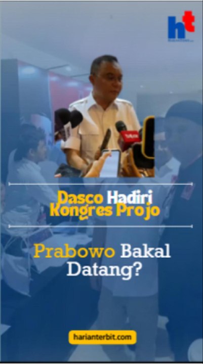 Dasco Hadiri Kongres Projo, Prabowo Bakal Datang?