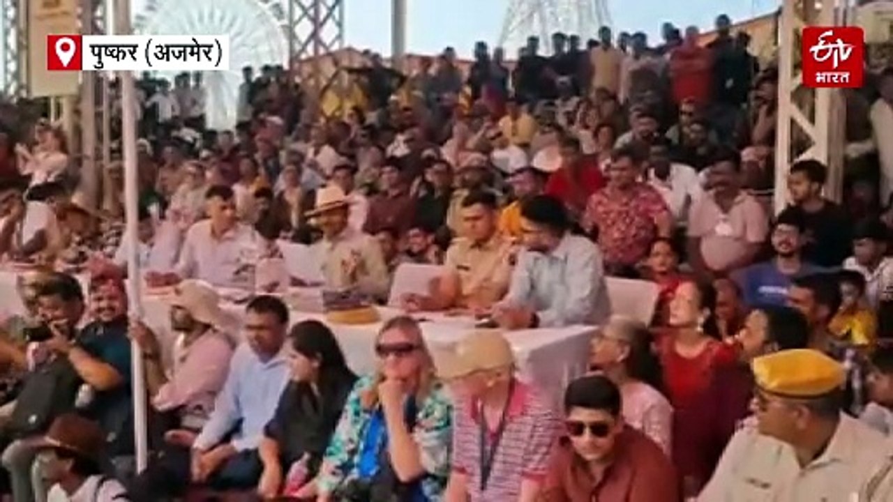 अंतरराष्ट्रीय श्री पुष्कर पशु मेला 2025 : घुंघरू बांध नाचे घोड़े, ढोल की थाप पर लगाए ठुमके