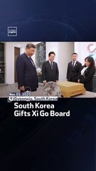 South Korea Gifts Xi Go Board