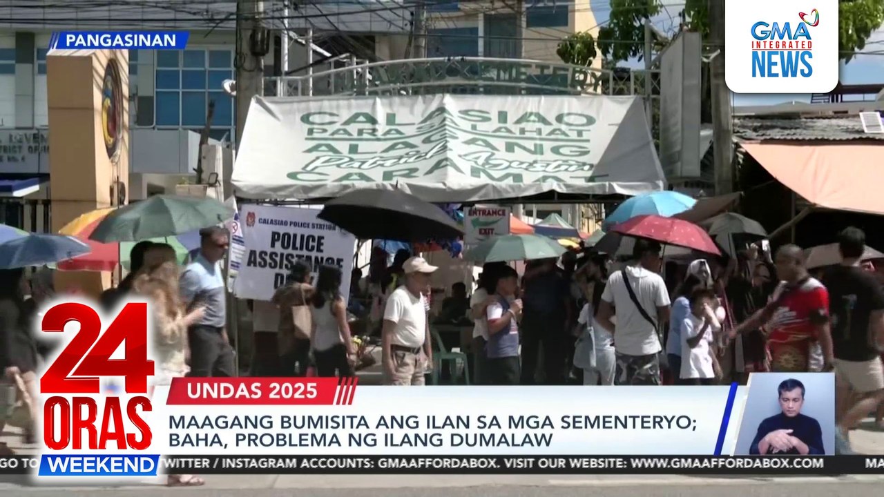 Influx of visitors at Baguio cemetery, tourist spots | 24 Oras Weekend