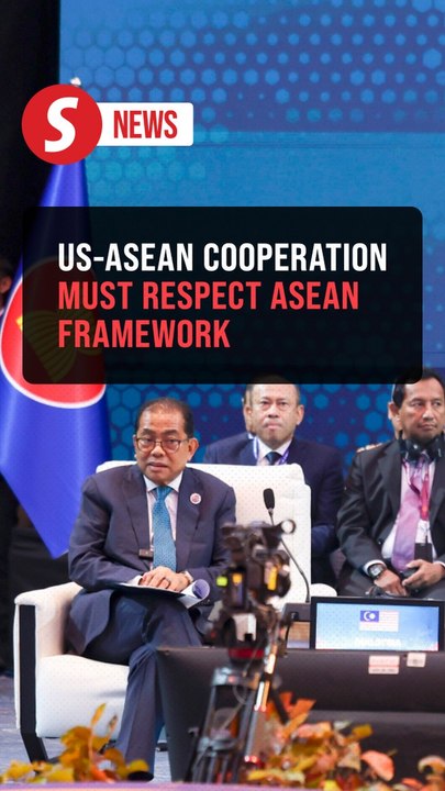 US offer of assistance to Asean must be based on ADMM framework, says Khaled