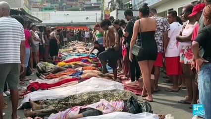 Protestas en Brasil tras el mortal operativo policial en Río de Janeiro