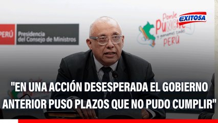 Martín Ojeda: "En una acción desesperada el Gobierno anterior puso plazos que no pudo cumplir"