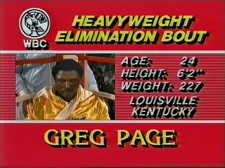 Greg Page vs Renaldo Snipes - RSVP 5-20-83