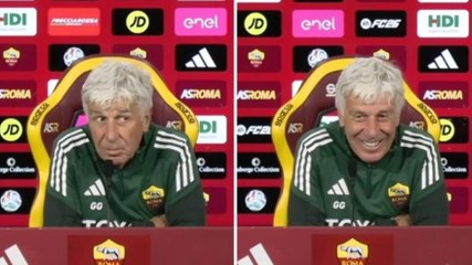 Un gatto interrompe Gasperini in conferenza: "Risponde lui per me"