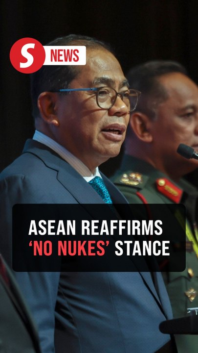 Asean stands firm against nuclear testing, says Khaled