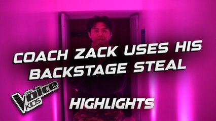 The Voice Kids Philippines: Coach  Zack, bininyagan ang unang STEAL ngayong season! | Highlights