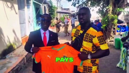 president des jeunes de côte d'ivoire  Jean françois Kouassie et le president des jeunes de cocody