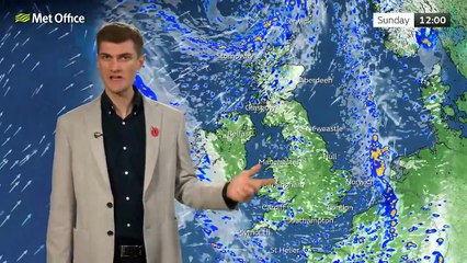 Met Office Sunday Morning Weather Forecast 02/11/2025