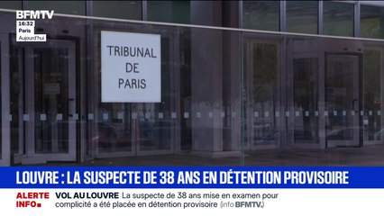 Vol au Louvre: la suspecte de 38 ans mise en examen pour complicité a été placée en détention provisoire