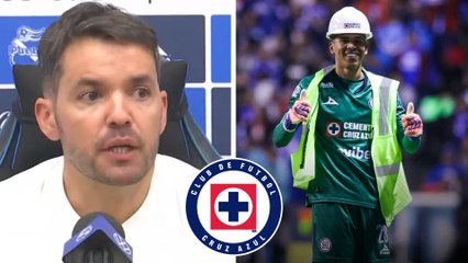 Nicolás Larcamón se encuentra conforme con el trabajo de Cruz Azul tras vencer a Puebla en la Jornada 16