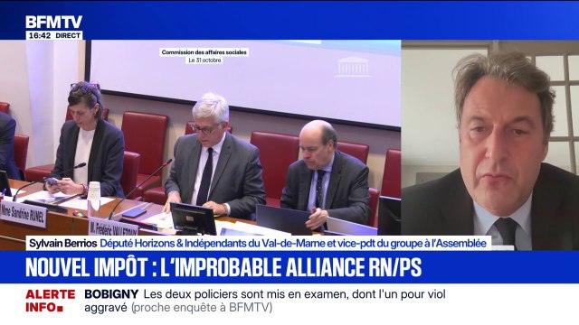 Impôt sur la fortune improductive: pour Sylvain Berrios, député (Horizons), c'est une absurdité