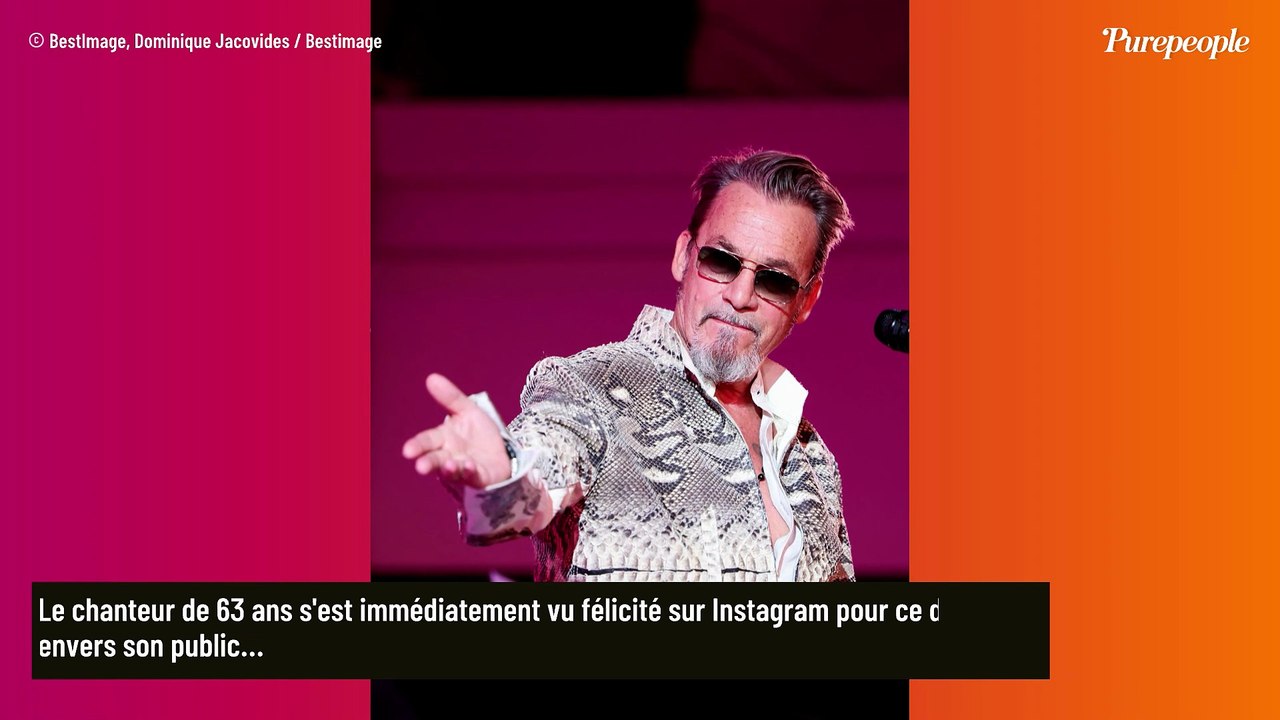 "On ne peut pas faire ça, c'est pas bien" : Contrairement à de nombreux artistes, Florent Pagny n'imposera pas cela à son public