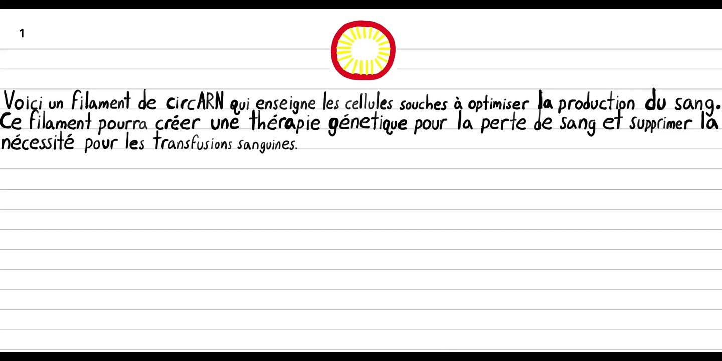 Un circARN utilisable pour traiter la perte de sang dans le futur.