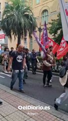 Cientos de personas reclaman en las calles de la capital aragonesa la amnistía para los dos últimos de 'Los 6 de Zaragoza'