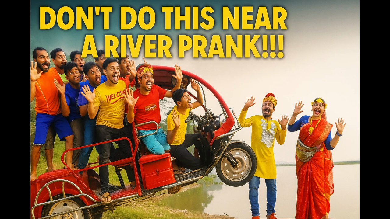 Crazy River Prank Gone Wrong | Funny E-Rickshaw Challenge 2025