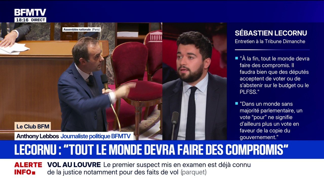 Budget 2026: dans La Tribune Dimanche, le Premier ministre Sébastien Lecornu déclare "qu'à la fin, tout le monde devra faire des compromis"